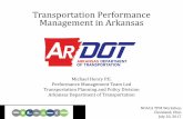 Transportation Performance Management in Arkansas · 2017. 7. 24. · NOACA TPM Workshop Cleveland, Ohio July 20, 2017 Strategic Direction Vision: Continue to preserve and improve