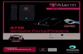 Sensore Porta/Finestra - Atlantis-Land · A750 Door/Window Sensor SMART SECURITY SYSTEM Alarm A750 Accessories Made in China - Imported by Hellatron SpA A750 Sensore Porta/Finestra