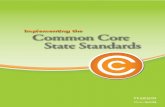 Implementing the Common Core State Standards · sign up for pearson's free Webinar series! pEArson coMMon corE stAtE stAndArds spEAKErs sEriEs, fAll 2010–2011 Join Pearson for an