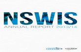 ANNUAL REPORT 2013/14nswis.com.au/wp-content/uploads/2016/09/12311... · In late 2013 we celebrated as James Magnussen and Jessica Fox were respectively named the ClubsNSW Male Athlete
