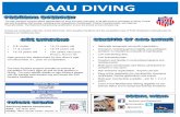 AAU DIVINGimage.aausports.org/.../2016/DivingMarketingFlyer.pdf · 2016. 5. 19. · Level 3 Club Membership offering eligibility for tax-exempt status and to accept tax-exempt donations.