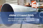 eVolve 1.5 Layout Points - Applied Software · Create Points Linked let you add points to a DWG linked file. You can place those points individually. w w w. a s t i . c o m Point
