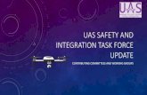 UAS SAFETY AND INTEGRATION TASK FORCE UPDATE · 2019. 2. 7. · UAS SAFETY AND INTEGRATION TASK FORCE UPDATE ... • Lone Star UAS Center of Excellence & Innovation - NASA Urban Air