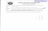 State of Florida Public Service Commission CAPITAL CIRCLE ... · State of Florida DATE : TO : FROM: RE: Public Service Commission CAPITAL CIRCLE OFFICE CENTER • 2540 S HUMAR D O