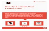 Beauty & Health Care Corporation - bahcc.in · Beauty & Health Care Corporation is the prominent organization engaged in manufacturing, supplying and trading an array of Salon & Slimming