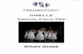GISELLE Virtual Field Trip · 2020. 9. 2. · A Virtual Field Trip is a 30 minute to one-hour, pre-recorded, narrated Houston Ballet performance online. Students will learn how ballets