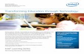 Transforming Education through Technology€¦ · Advancing Education Worldwide SuCCESS SToRy ... organizations, industry, and schools, government agencies play a pivotal role. Through