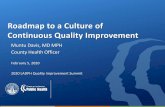 Roadmap to a Culture of Continuous Quality Imp ¢â‚¬¢Performance Management: ¢â‚¬â€œMeaningful performance