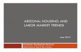 ARIZONA: HOUSING AND LABOR MARKET TRENDS · House prices improving in most major metros Source: Federal Housing Finance Agency (formerly OFHEO) FHFA House Price Index 2000=100 90