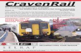 CravenRail - Partnership€¦ · after arrival in Skipton. AND TO THE RIGHT: Focussing on the busi-ness case for the Skip-ton-Colne railway, publication of the JMP study has brought