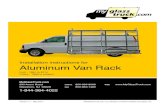 Installation instructions for Aluminum Van Rack...Installation instructions for Aluminum Van Rack Ford - 1994 to 2014 Chevy - 1996 to present MyGlassTruck.com 200 Acorn Road LOCAL