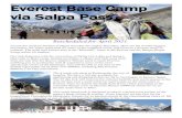 Everest Base Camp via Salpa Pass · 2020. 4. 6. · Everest Base Camp via Salpa Pass Rescheduled for April 2021. Across the northern borders of Nepal stretches the mighty Himalaya.