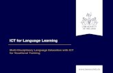 ICT for Language Learning - Pixel...• Use Problem-Based Learning (PBL) scenarios framework exploring initial solicitor/client consultations. ... Professional Legal Training, ICT