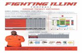 GROUP TICKET OPTIONS - Illinois Fighting Illinitickets.fightingillini.com/img/groupsalesflier-football...FAMILY. FRIENDS. COWORKERS. BRING ‘EM ALL! Join us at Memorial Stadium and