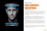CASE STUDY KIRK CAMERON’S UNSTOPPABLE · Tour secured by Fathom Event’s PR team during a multiday press tour in New York. Overwhelming demand led to additional show times and