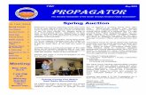 The Propagator - SOARA · 2015. 5. 26. · IN THIS ISSUE Spring Auction 1 Fire Watch 1 Auction Rules 2 Field Day 3 T-Hunt News 3 Raffle Update 3 Fire Watch Flyer a tag for each item