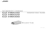HD MEMORY CAMERA GZ-HM340 Detailed User Guide GZ- Charging Refer to the operating instructions found