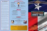 Our History - Texas Lil's Mesquite Grill · 2019. 4. 30. · Balloon & Wine Festival, Rod Run & Quilt Show and others have grown into major tourist attractions. Although we have seen