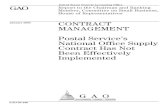 GAO-03-230 Contract Management: Postal Service's National ... · Page 2 GAO-03-230 Contract Management The Postal Service, which is not subject to the Small Business Act,4 is not