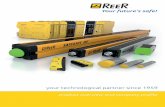 your technological partner since 1959 · Brochure OVERVIEW - English More than 60 years of quality and innovation Founded in Turin, Italy in 1959, ReeR distinguished itself for its