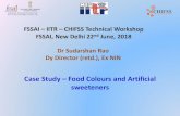 FSSAI IITR CHIFSS Technical Workshop29ce2b0b-fa1f... · Food consumption data: 1. Food consumption data is taken from recently(2012) completed study 2. Data is computed only on foods