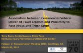 Association between Commercial Vehicle Driver At-Fault Crashes … · 2017. 4. 13. · Methods 4 Retrospective population-based case-control study to evaluate if at-fault commercial