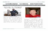 Northwest Arctic Borough School District - A newspaper for ... · Web viewVol. 2, Issue 1 Shungnak school reporter 1 Shungnak School Reporter 2 Shungnak School Reporter A newspaper