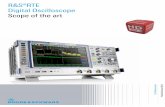 R&S®RTE Digital Oscilloscope Scope of the art · Thanks to very low-noise frontends, the R&S®RTE oscillo-scopes offer an input sensitivity down to 500 µV/div. This is unmatched