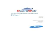 Accounting Integration User Guide PCLaw...RealtiWeb Accounting Integration - PCLaw ©2017 Page 15 should get sent to PCLaw, and then enter the corresponding explanation code (Expl.)