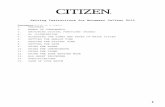 Citizen Movement Caliber U010 - phfactor.net Tech/U010 E-Book.pdf · The chronograph is able to measure and display time up to a maximum of 23 hours, 59 minutes and 59.99 seconds.