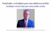Ventricular arrhythmia post-concealed myocarditis Arritmia ...cardiolatina.com/wp-content/uploads/2019/10/Ventricular-arrhythmia... · Estimados Andrés y Raimundo: Paciente masculino