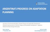 ARGENTINA’S PROGRESS ON ADAPTATION PLANNING · Argentina's participation in the total unconditional presentedcontributionstodate. 0,6%Globaleffortrequiredtoreach2°C(2030) If all