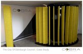 The City Of Edinburgh Council | Case Study · demonstration facility was to showcase 3D printing, video conferencing, film editing and large-scale projection, so choosing the right