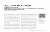 A guide to Energy Efficiencymake it worthwhile for your whole organi-zation to accomplish them. ... energy improvements. Energy audits are another way to assess energy usage. The American