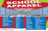 school apparel checklist final · Young Democrats Young Republicans. The Custom Transfer People . Title: school_apparel_checklist_final.cdr Author: Mike Romano Created Date: 8/14/2015