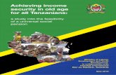 tanzania publication justofy...B.1 Likely impacts of a universal pension on poverty reduction in Tanzania 27 B.1.1 Impact on old age poverty 27 B.1.2 Impact on poverty amongst all