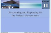 Chapter 11 - MCCChorowitk/documents/Chap011_000.pdf · Chapter 11 Accounting and Reporting for the Federal Government . Learning Objectives After studying Chapter 11, you should be