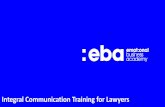 Integral Communication Training for Lawyers · 2019. 7. 26. · • Definir o que são emoções e como funcionam. ... • Identificar através das Micro Expressões qual a verdadeira