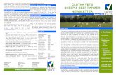 CLUTHA VETS rd SHEEP & BEEF FARMER Clutha Vets AGM … · growth. To put this in farmer language, the resultant grass lacked “guts”. While it is a bit late now I will reiterate