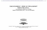 SEISMIC RESTRAINT MANUAL · 2020. 1. 14. · SEISMIC RESTRAINT MANUAL GUIDELINES FOR MECHANICAL SYSTEMS THIRD EDITION − MARCH, 2008 SHEET METAL AND AIR CONDITIONING CONTRACTORS’