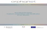 Version 02 | March 2020€¦ · Table 1. Available sources of information for the Orphanet nomenclature and classification Procedural document on the Orphanet nomenclature and classification