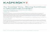 The TeamSpy Story - Abusing TeamViewer in Cyberespionage ......PAGE 1 | The ‘TeamSpy’ Story - Abusing TeamViewer in Cyberespionage Campaigns | 20 March 2013 The TeamSpy Story -