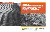 2017 PRODUCTION & ENVIRONMENT RESEARCH HIGHLIGHTS · soybeans sold to a fund supporting increased demand in expanded markets and . ... Weeds and Managing Xtend™ Soybeans 20 Genetic