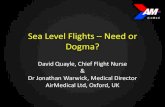 Sea Level Flights Need or Dogma? - EfCCNaefccna.org/downloads/Presentations/Session 07... · 1.1 1.3 1.5 2.4 2.6 3.7 3.8 4.2 4.6 5.2 5.8 6.8 11.6 14.6 33.0 36.2 42.7 Location of Air