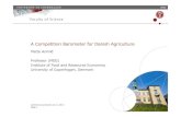 A CompetitionBarometer for Danish Agriculture · 2020. 9. 22. · IFRO Conference jachranka 24.11.2015 Slide 1 A CompetitionBarometer for Danish Agriculture Mette Asmild Professor