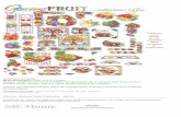 Glorious Fruit Collection - Sewforless.comCollection Collection includes: 50 Fruit Designs, most* in 3 or 4 sizes! Designs range from small mini designs of individual fruits, to several