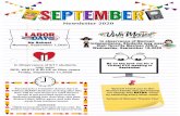 September Newsletter 2020 Septe… · Wednesday, September 16,2020 In Observance of 9/11 students may wear RED, WHITE & BLUE w/ Blue Jeans Friday, September 11,2020 No School Monday,