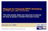 Request for Proposal (RFP) Workshop Presentation January 2020.pdfcompliance, co-branding, and fundraising standards and policies intended to both provide mutual marketing benefits