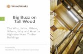 16LS01 Big Buzz on Tall Wood 2 hour - woodworks.org...1. Review the historical context for tall timber structures, and consider the construction and sustainability motivators driving