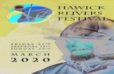 MARCH 2020 - Hawick Reivers Festival · Tickets: £4 each or £10 for family of 4 (2 adults and 2 primary school age children) Tickets available from borderevents.com, ILF Imaging